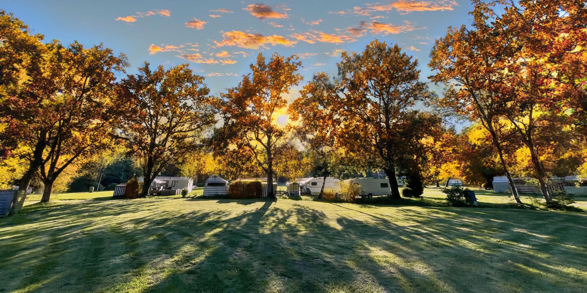 Camping in der Nebensaison