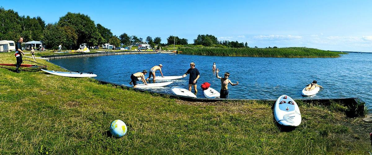 Schwimmen in der Nebensaison