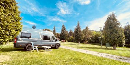 Camping im Wohnwagen in Wendtorf